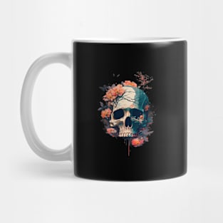 skull illustration Mug